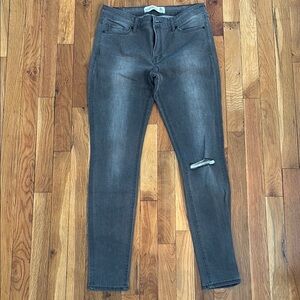 Abercrombie & Fitch Dark Gray Super Skinny Jeans